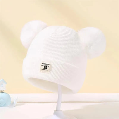 Autumn Winter Baby Knitted Pom Beanie Hat