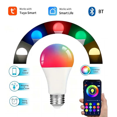 Tuya Smart 15W RGB LED Light Bulb