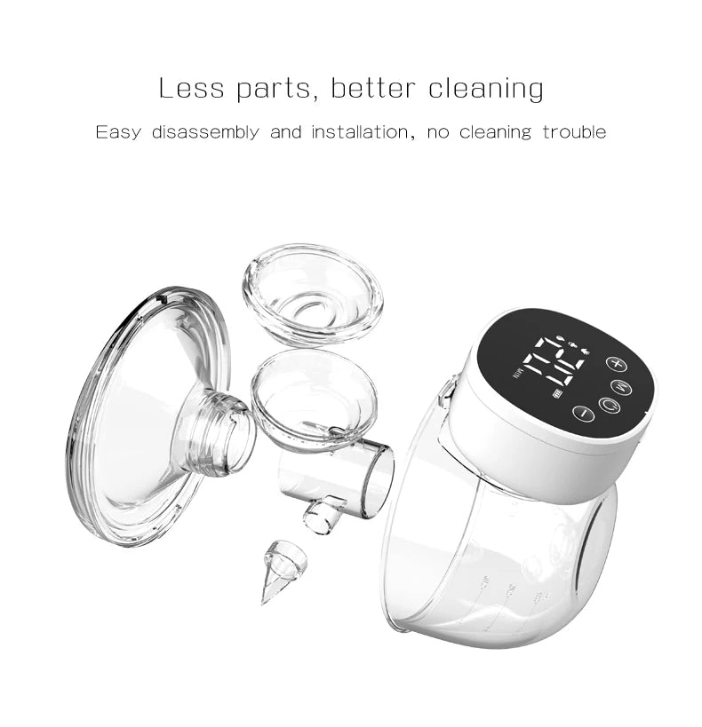 Hands Free Breast Pump, Wearable Breast Pump, Portable Breastfeeding Pump, Wireless Electric