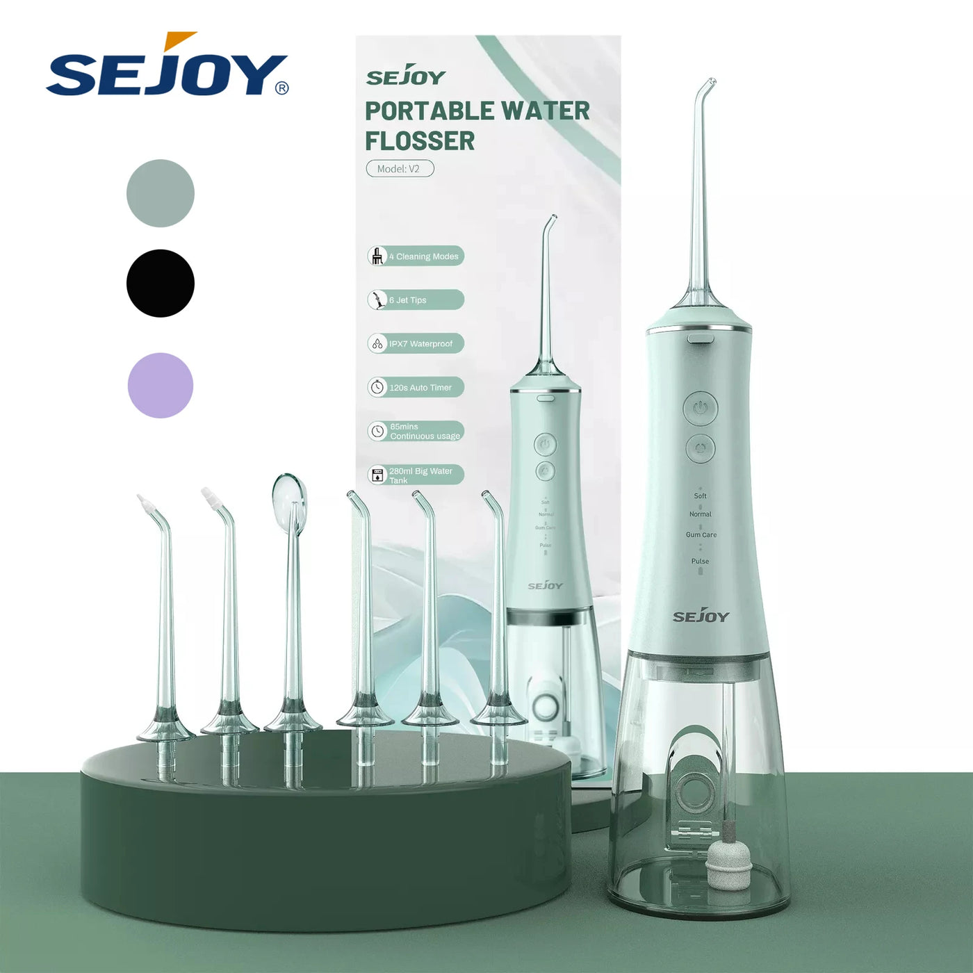 Sejoy Oral Irrigator Water Flosser for Clean Teeth