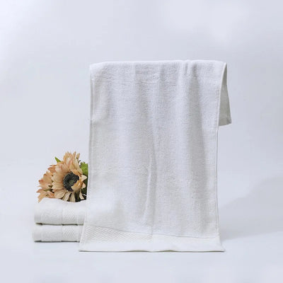 Soft Cotton White Face Towel Set