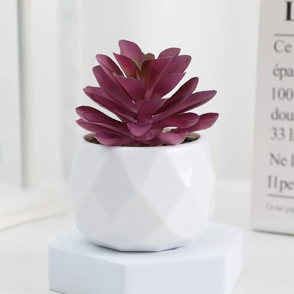 Artificial Succulent Bonsai Plant Decoration