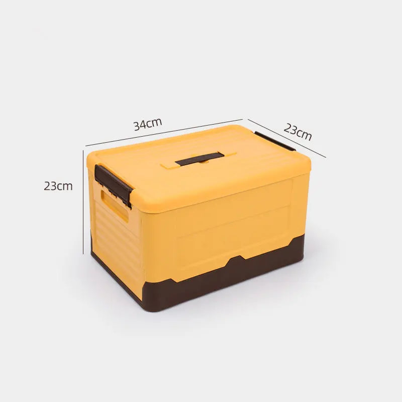 Folding Plastic Storage Box with Lid