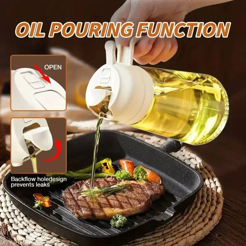 Multi-Functional 500ML Kitchen Oil Bottle