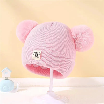 Autumn Winter Baby Knitted Pom Beanie Hat