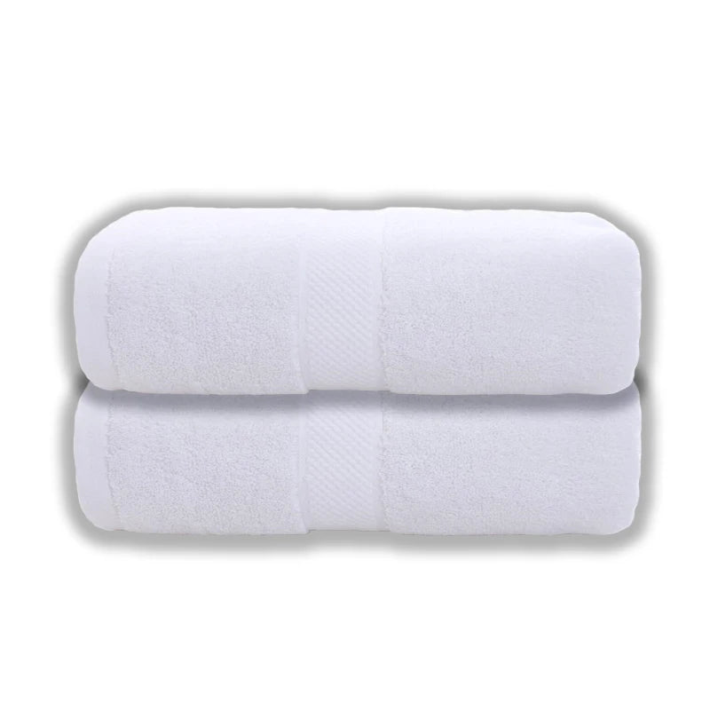 Soft Cotton White Face Towel Set