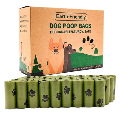 Dog poop bags for dogs to help you with cleaning dog's waste