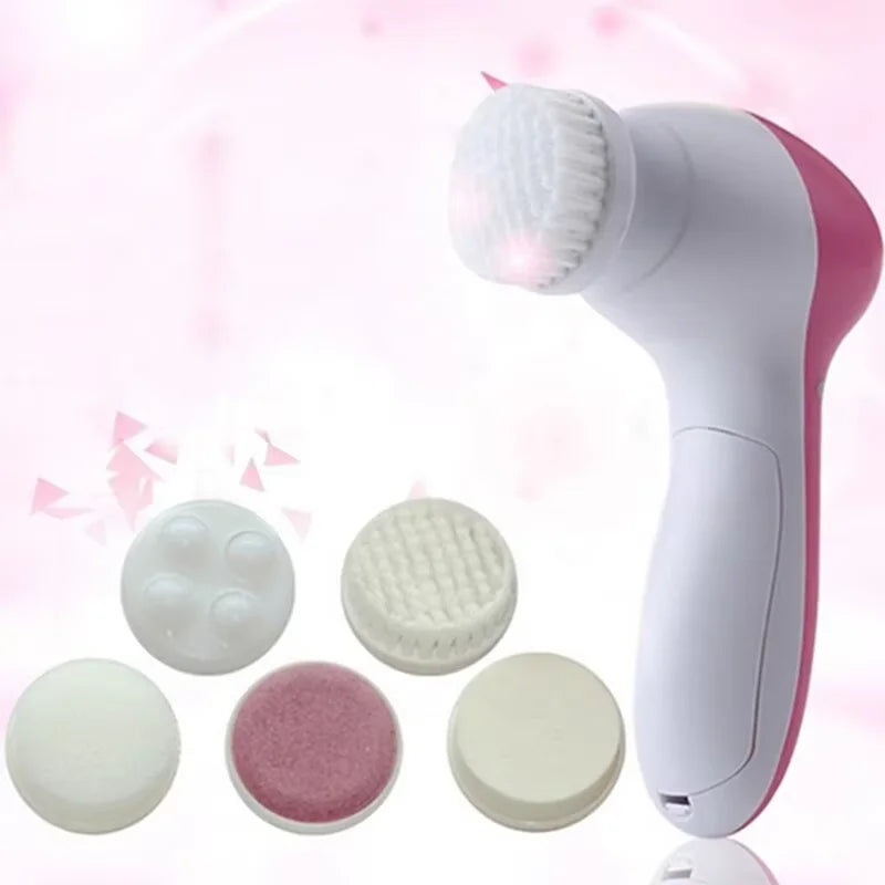 5-in-1 Electric Facial Cleaner Brush