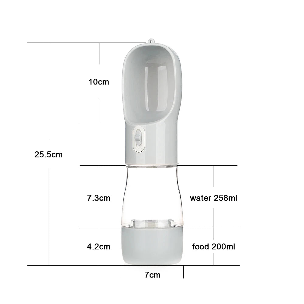 Portable Dog Water Bottle & Feeder Bowl