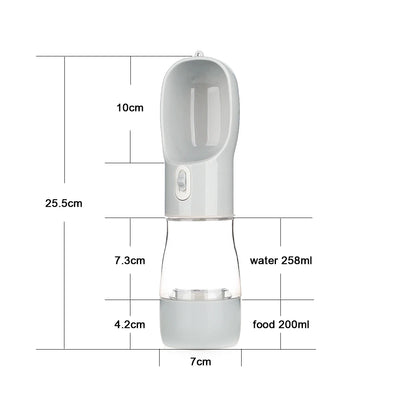 Portable Dog Water Bottle & Feeder Bowl