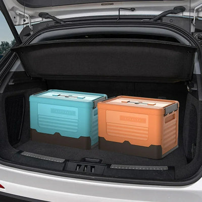 Folding Plastic Storage Box with Lid