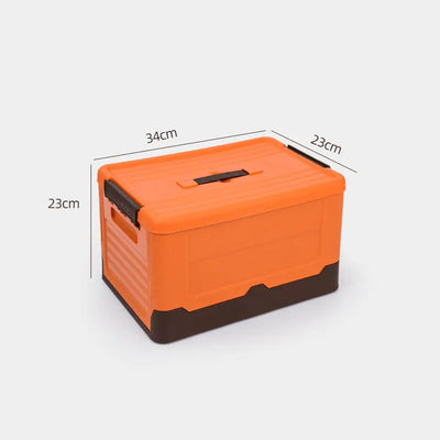 Folding Plastic Storage Box with Lid