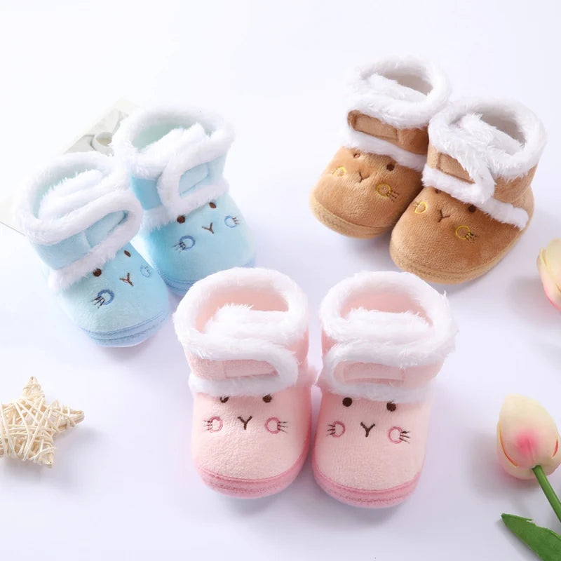 Soft Sole Snow Boots for Baby Toddler Walkers